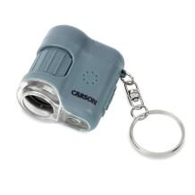 Carson MM-280B MicroMini™ Cep Mikroskobu Anahtarlık, Mavi - 2