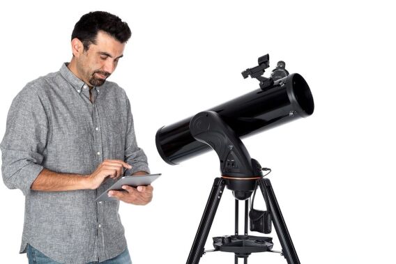 Celestron AstroFi 130mm Newtonian Bilgisayar Donanımlı Teleskop - 7