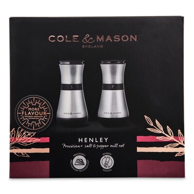 Cole & Mason H321916 Henley 135mm Tuz - Biber Değirmen Seti - 6