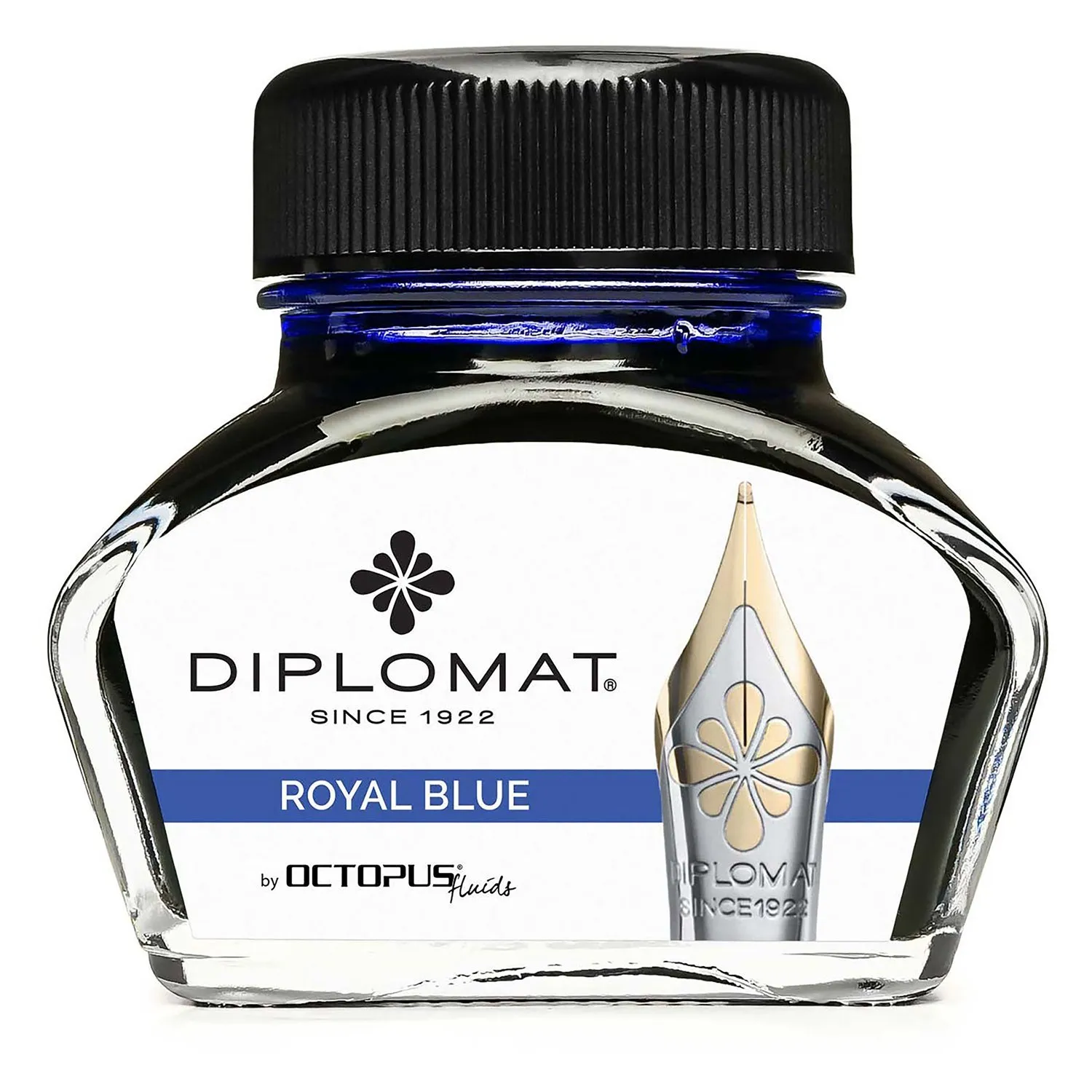 ​​​​​Diplomat D41001003 30ml Royal Mavi Mürekkep - 1