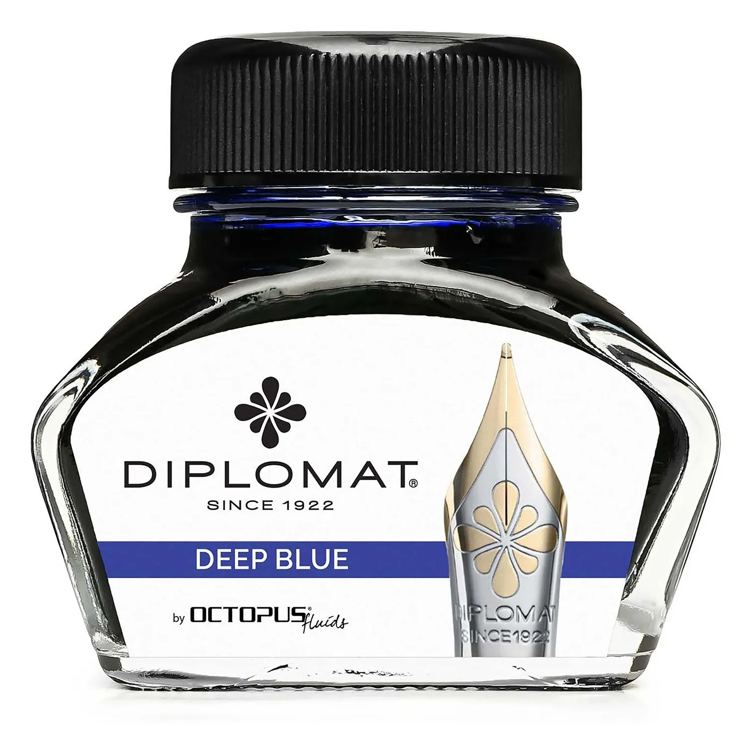 ​​​​​​Diplomat D41001043 30ml Koyu Mavi Mürekkep - 1