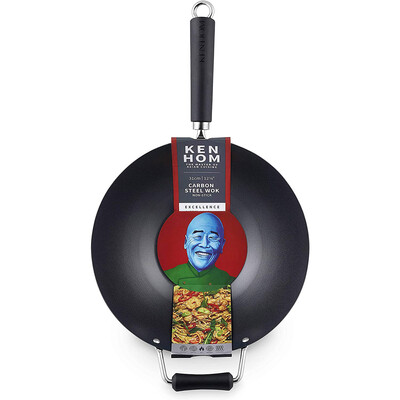 ​Ken Hom KH431001 Karbon Çelik 31cm Yapışmaz Wok Tava - 2