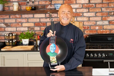 ​Ken Hom KH431001 Karbon Çelik 31cm Yapışmaz Wok Tava - 6