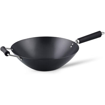 ​Ken Hom KH431001 Karbon Çelik 31cm Yapışmaz Wok Tava - 8