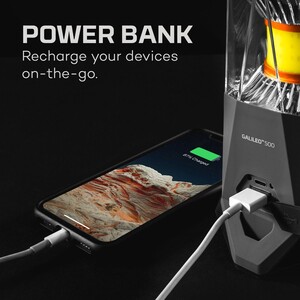 Nebo 1000 Galileo 500 Lümen Şarjlı Masa Feneri ve Powerbank - 5