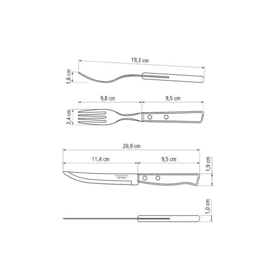 Tramontina 22299-009 12 Parça Barbekü Seti - 3