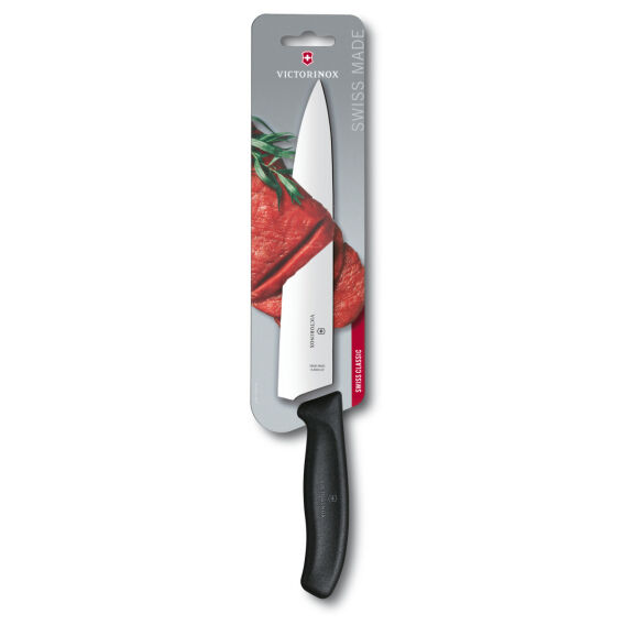 ​​​​​​​​​​​​​​​​​​​​​​​​​​​​​​​​​​Victorinox 6.8003.22B 22cm Siyah Doğrama Bıçağı, Blisterli Paket - 1