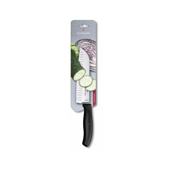 Victorinox 6.8523.17B 17cm Siyah Santoku Bıçağı, Blisterli Paket - 1