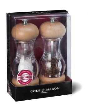 Cole & Mason H10538P Preci 165mm Tuz&Biber Değirmeni Seti - 1