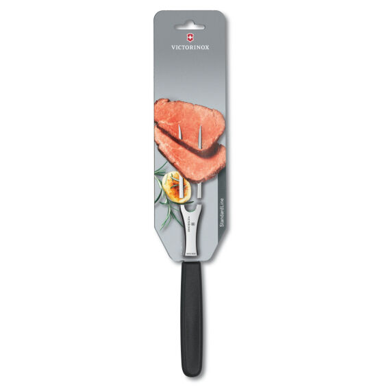 ​​Victorinox 5.2103.15B 15cm Siyah Dilimleme Çatalı, Blisterli Paket - 1