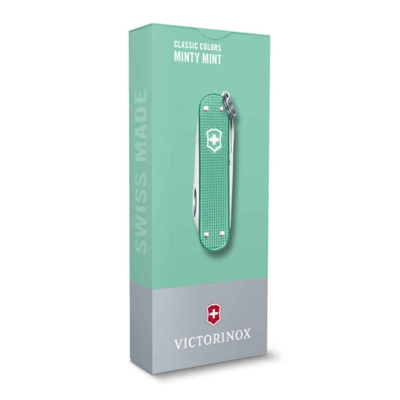 Victorinox 0.6221.221G Minty Mint Classic Alox Çakı - 4