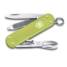 Victorinox 0.6221.241G Lime Twist Classic Alox Çakı - 1