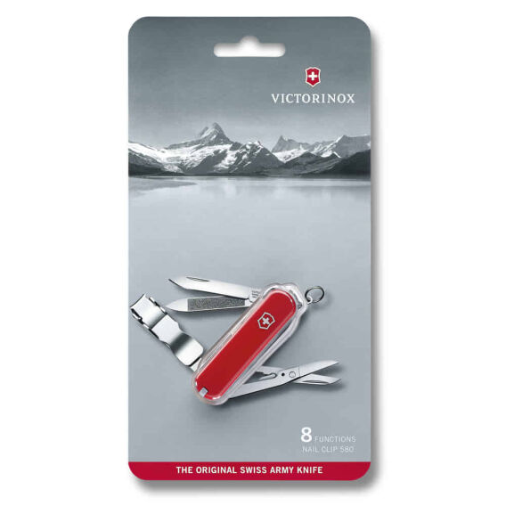 Victorinox 0.6463.B1 NailClip 580 Tırnak Makaslı Çakı (Blisterli) - 1