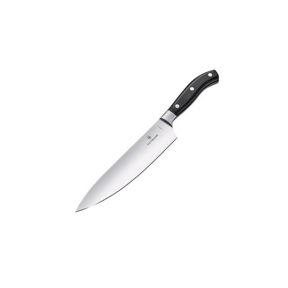 Victorinox 7.7403.22G 22cm Siyah Dövme Çelik Doğrama Bıçağı, Hediye Kutulu - 3