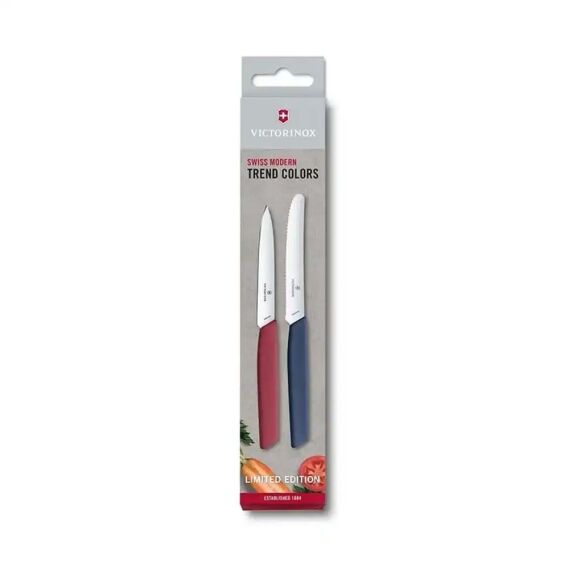 Victorinox 6.9096.2L1 Swiss Modern Renkli 2li Bıçak Seti 2022 Limitli Üretim - 1