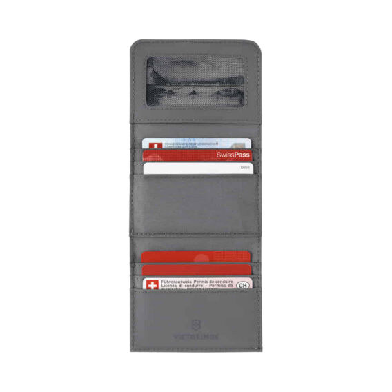 Victorinox 653366 Travel Essential Tri fold Cüzdan, Gri - 2