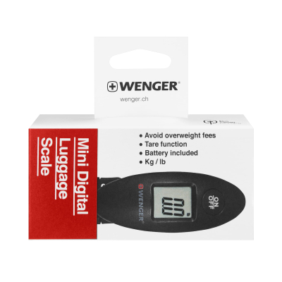 Wenger 611883 Mini Dijital Bavul Tartısı, Siyah - 4