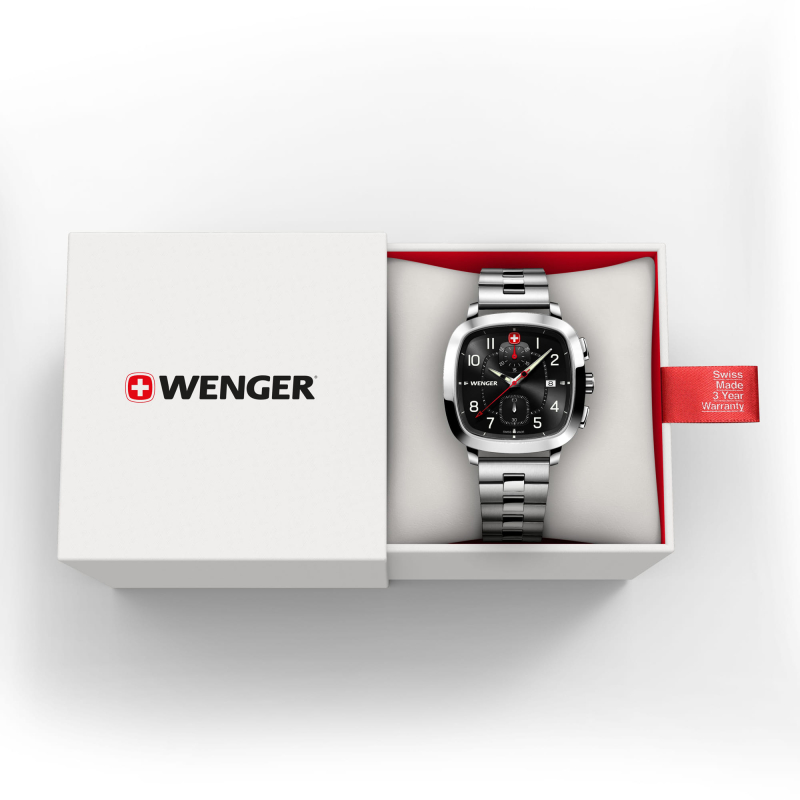 Wenger Vintage Sport Chrono 39.5mm Erkek Kol Saati - 2