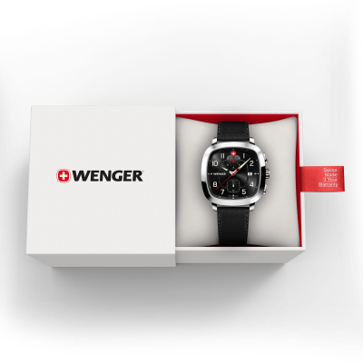 Wenger Vintage Sport Chrono 39.5mm Erkek Kol Saati - 2